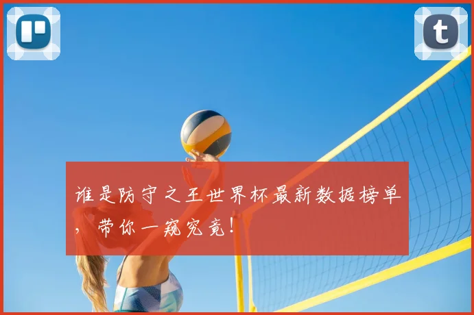 谁是防守之王世界杯最新数据榜单，带你一窥究竟！